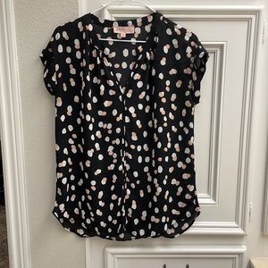 Philosophy cap sleeve blouse